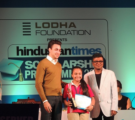 VIBGYOR High Goregaon student wins HT Scholarship 2015