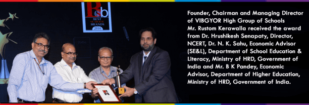 VIBGYOR High recognised as a ‘Symbol of Excellence in School’ at the Economic Times Best School Brands 2016