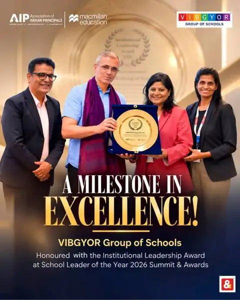 Institutional Leadership Award at the School Leader of the Year 2026 Summit & Awards, New Delhi