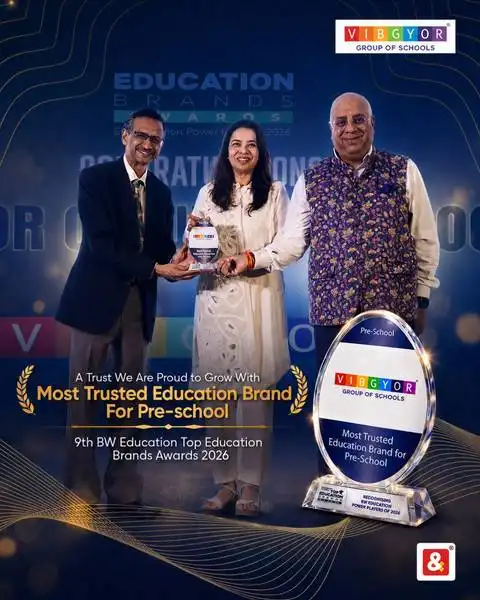 Most Trusted Education Brand for Pre-School at
9th BW Education Top Education Brands Awards 2026