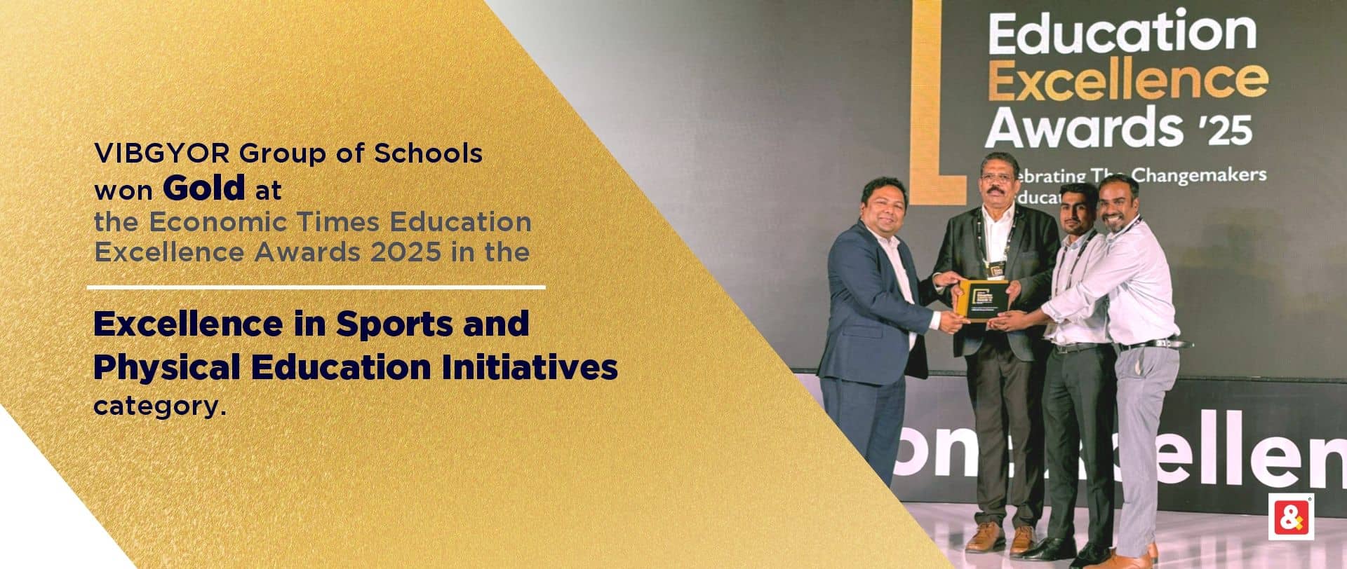Won Gold in Excellence in Sports and Physical Education Initiatives