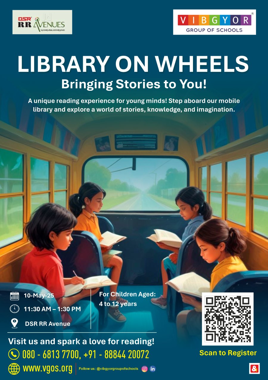Library on Wheels, Yelahanka artwork
