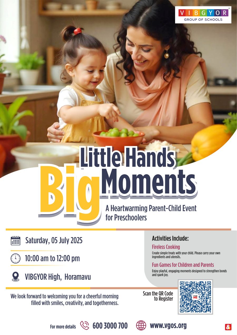 Little Hands Big Moments, Horamavu artwork