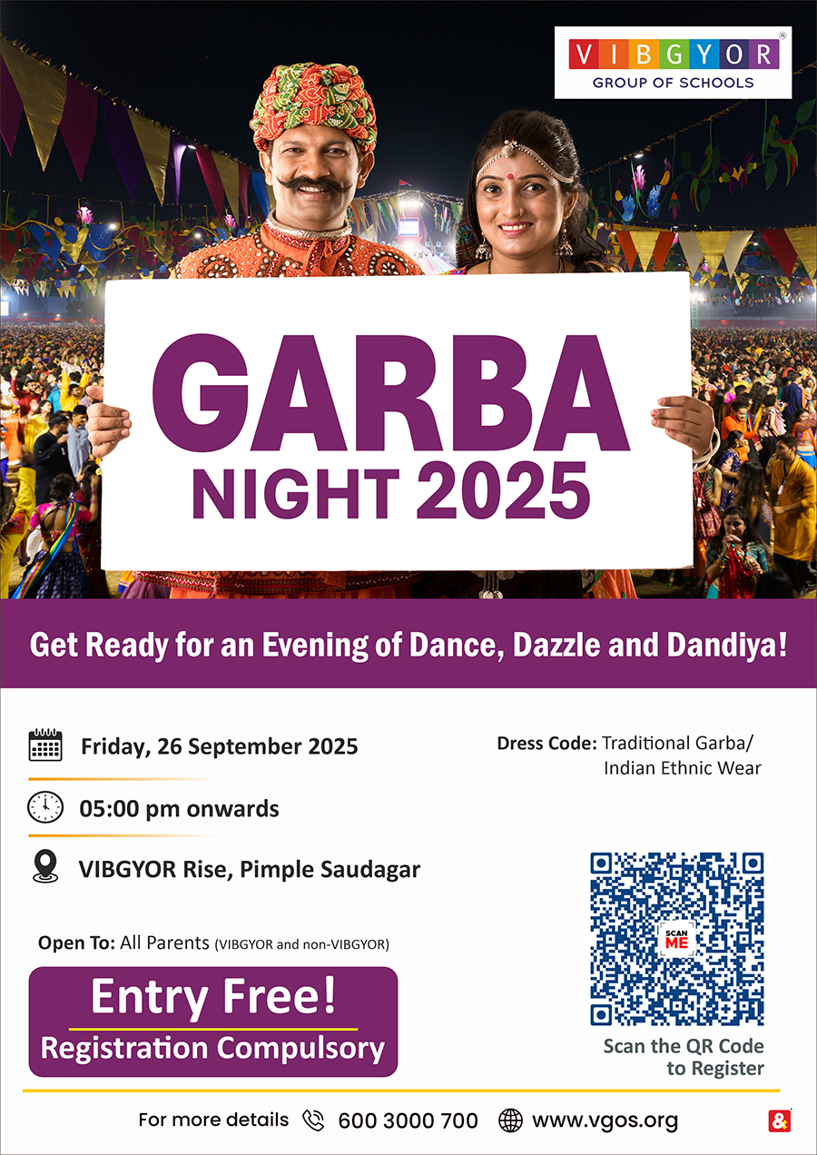 Garba Night 2025, Pimple Saudagar artwork