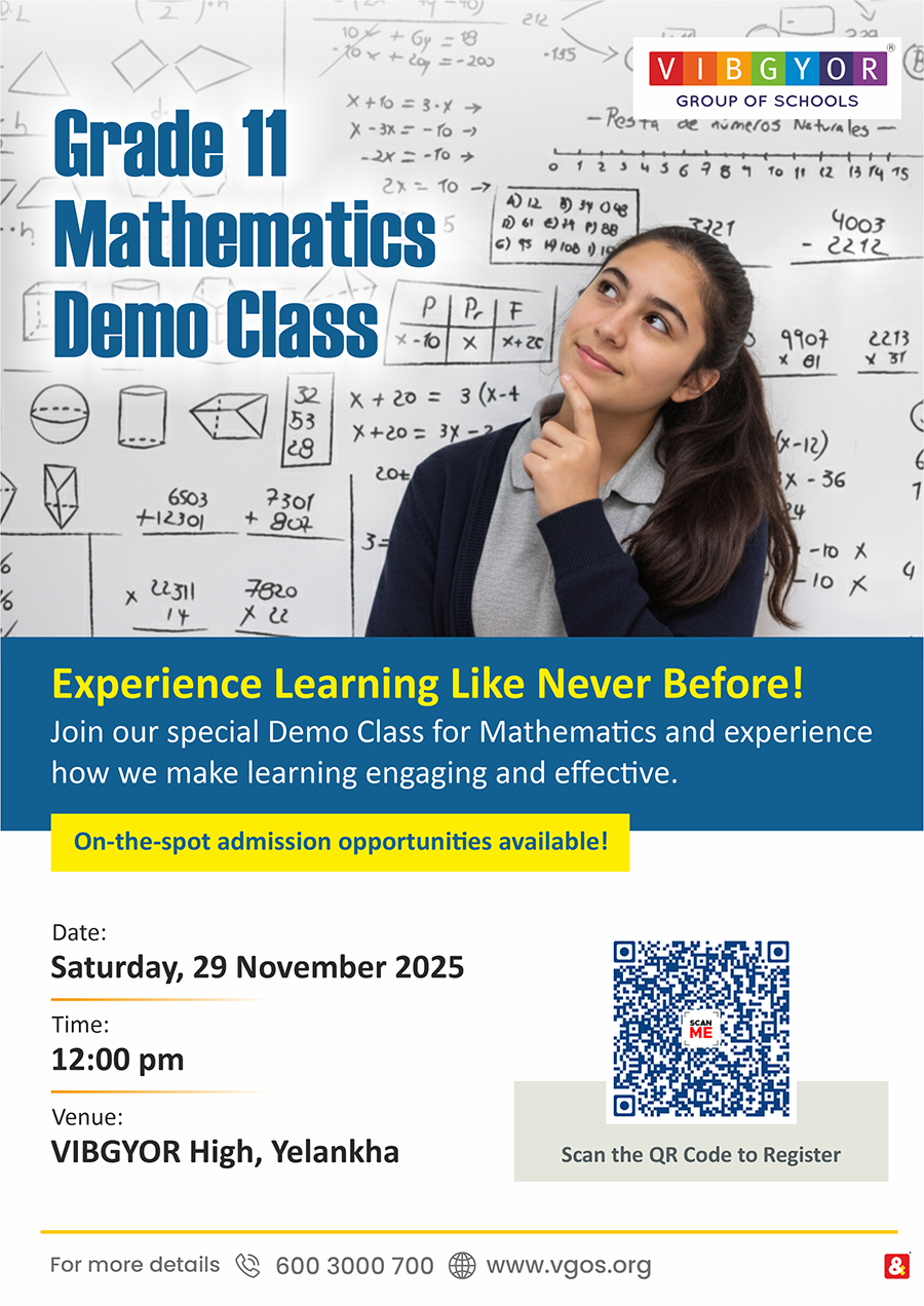Grade 11 Mathematics Demo Class, Yelahanka artwork