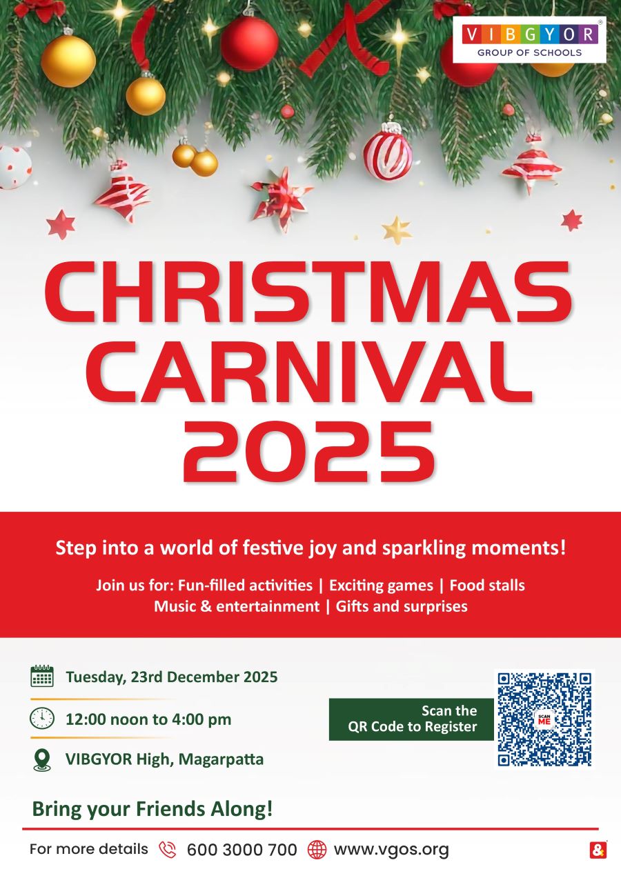 Christmas Carnival 2025, Magarpatta artwork