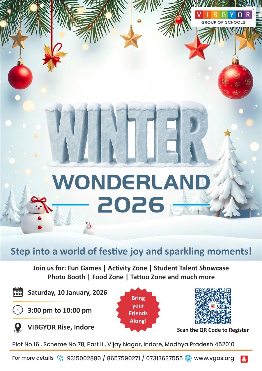 Winter Wonderland 2026, Indore artwork