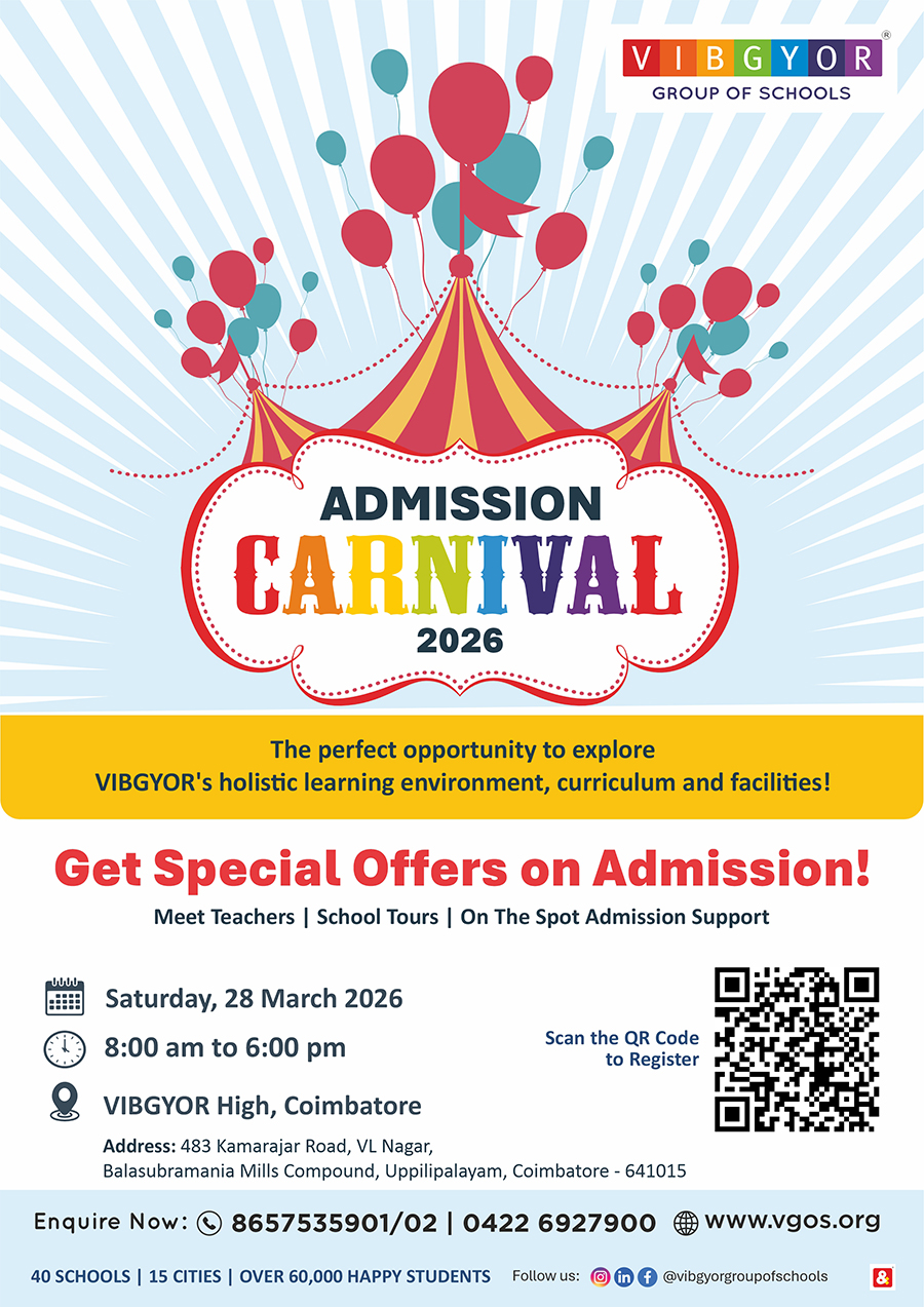 Admission Carnival, Coimbatore artwork
